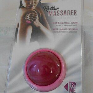 Formfit 360 Degrees Roller Ball Pink Hand Held Massager-Soothes Sore Muscles-New